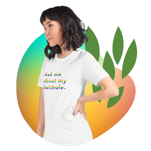 208-TUSHY-Rainbow-Butthole-T-shirt-3.webp TUSHY Rainbow Butthole T-shirt